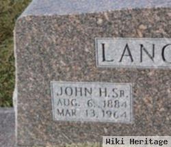 John H Langkop, Sr