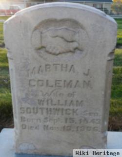 Martha Jane Coleman Southwick