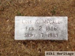 Lois Kathleen Mccall