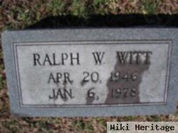 Ralph W Witt