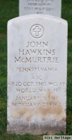 John Hawkins Mcmurtrie