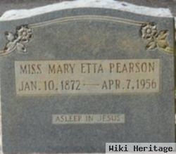 Mary Etta Pearson