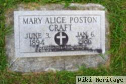 Mary Alice Poston Craft