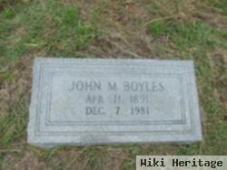 John M. Boyles