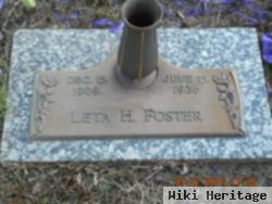 Leta H Foster