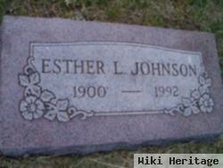 Esther L Johnson