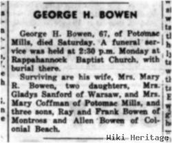 George Harold Lee Bowen