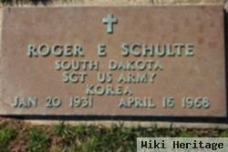 Sgt Roger E Schulte