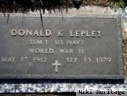 Donald K Lepley