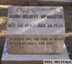 Mary Elliott Mcmaster