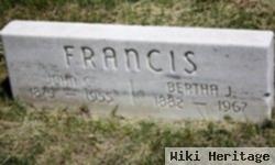 Bertha J Francis