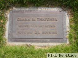 Clara M Thatcher