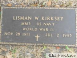 Lisman W Kirksey