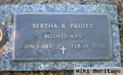 Bertha R Pruitt