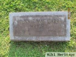 Jennie Mae Carr Wright