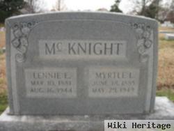 Myrtle L Mcknight