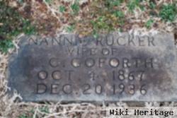 Nannie Amanda Rucker Goforth