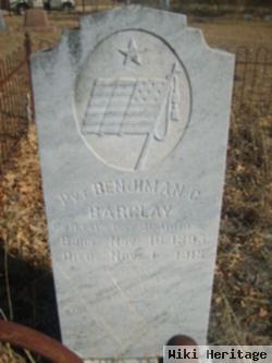 Pvt Benjiman C. Barclay