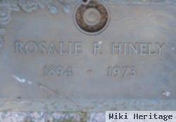 Rosalie P Hinely