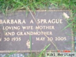 Barbara A Hucker Sprague