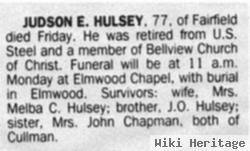 Judson Eldridge Hulsey