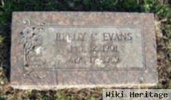 Reedy C Evans