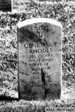 Genetha F. Rhodes