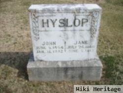 Jane Kirk Hyslop