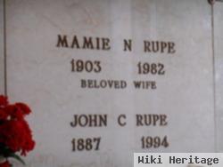 Mamie N Rupe