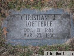 Christian J. "christ" Loetterle