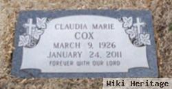 Claudia Marie Cox