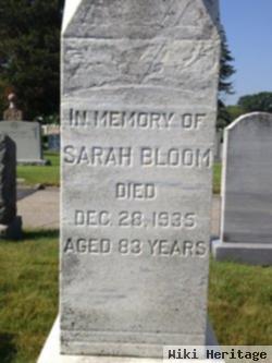 Sarah Bloom