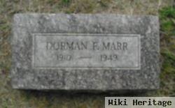 Dorman F Marr