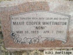 Maxie "noni" Cooper Whittington