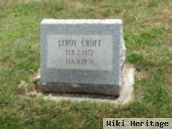 Leroy Lancile Croft