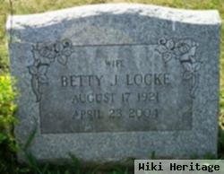 Betty J Ryder Locke