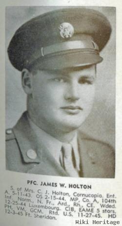 Pfc James W. Holton