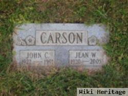 Jean W Carson