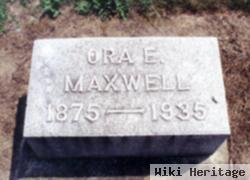 Ora E Maxwell