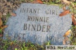 Infant Girl "ronnie" Binder