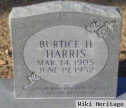 Burtice H Harris