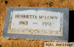 Henrietta T. Mccown