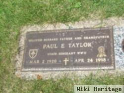 Paul E Taylor
