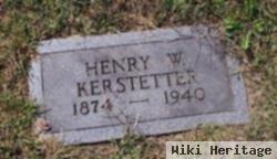 Henry W Kerstetter