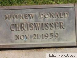 Mathew Donald Chriswisser