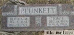 Thomas F "tom" Plunkett