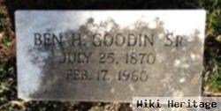 Ben H Goodin, Sr