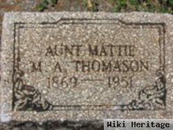 Martha Adeline "aunt Mattie" Norton Thomason