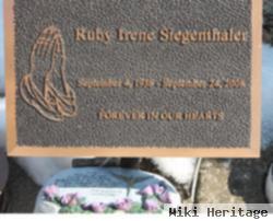 Ruby Irene Siegenthaler