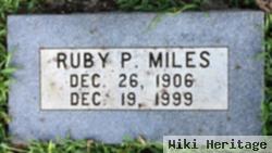 Ruby P. Miles